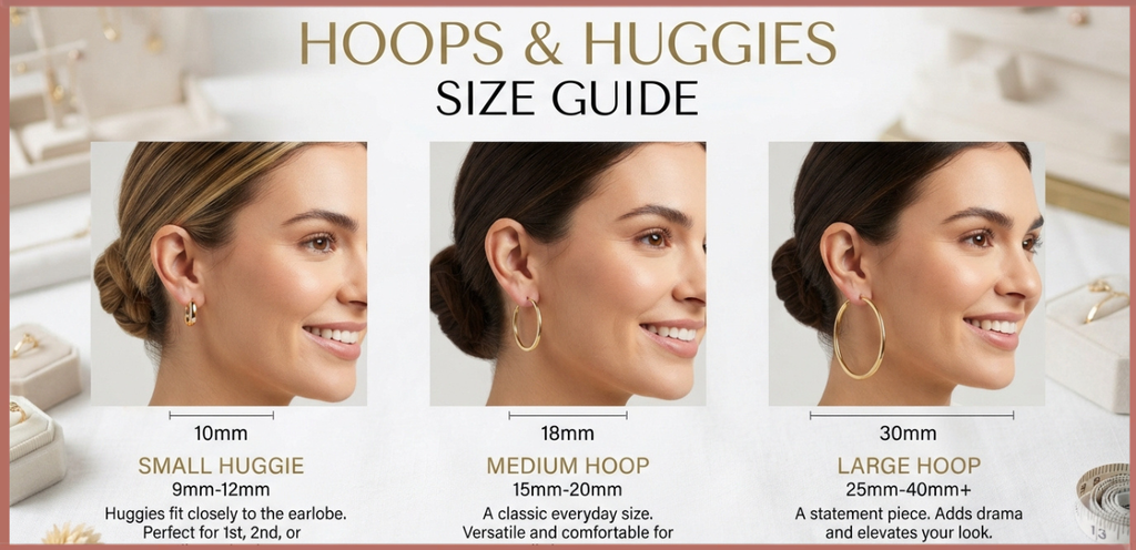 Hoops & Huggies Size Guide
