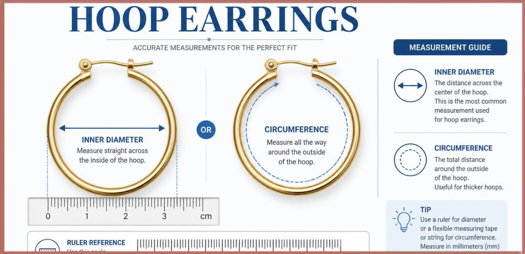 Measure Hoop Earrings
