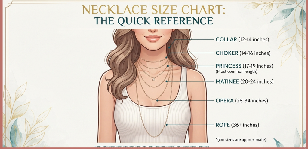 Necklace Size Chart