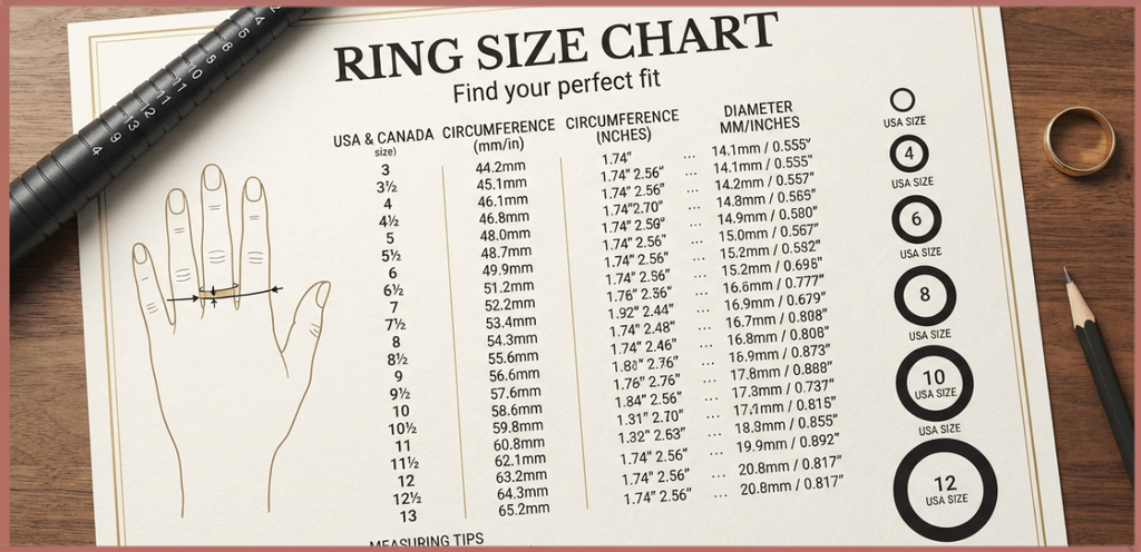 Ring Size Chart