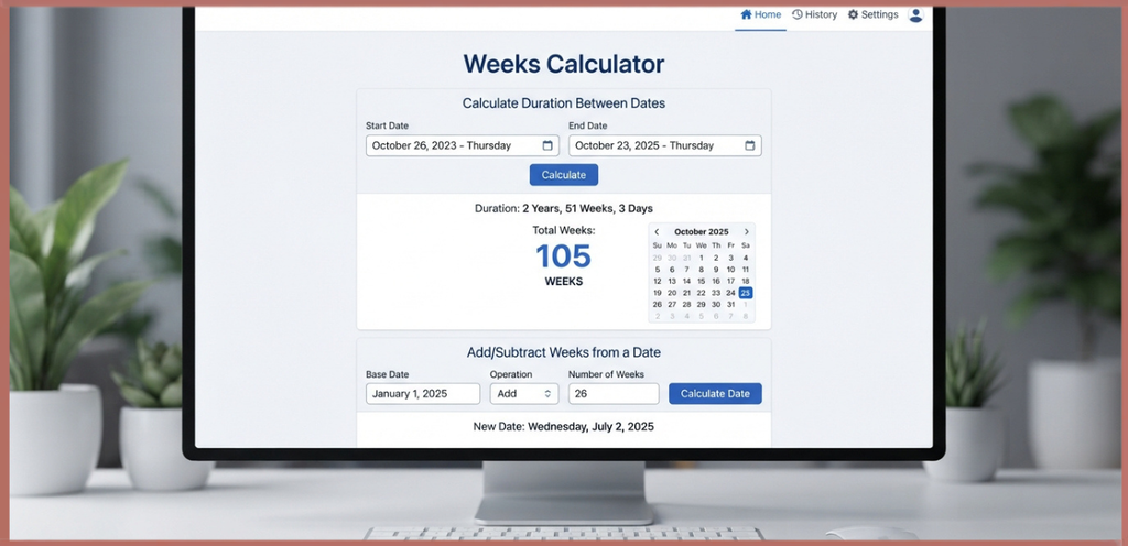 Weeks Calculator