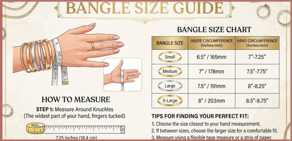 Bangle Size Guide
