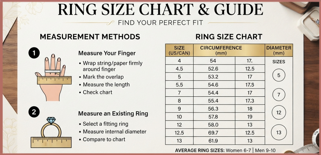 Ring Size Chart & Guide