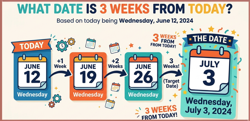 What Date Is 3 Weeks From Today?
