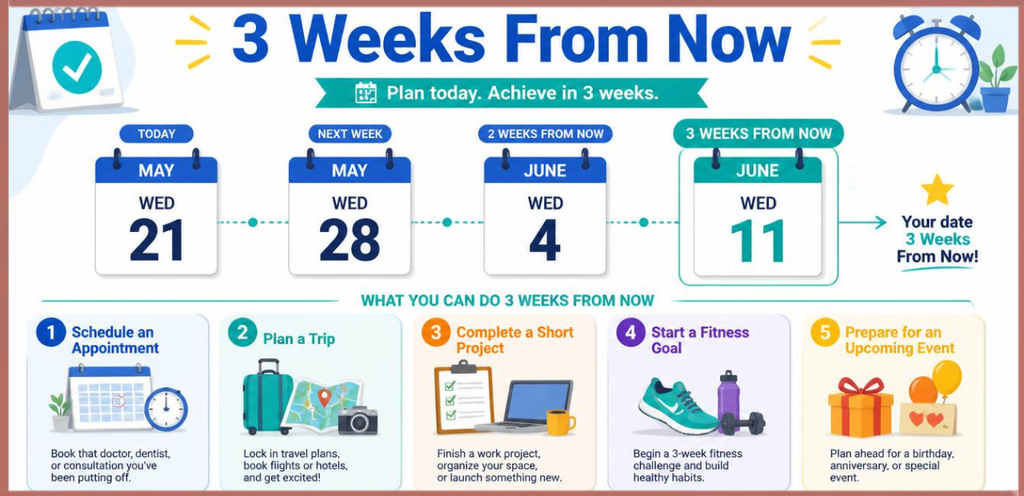 3 Weeks From Now