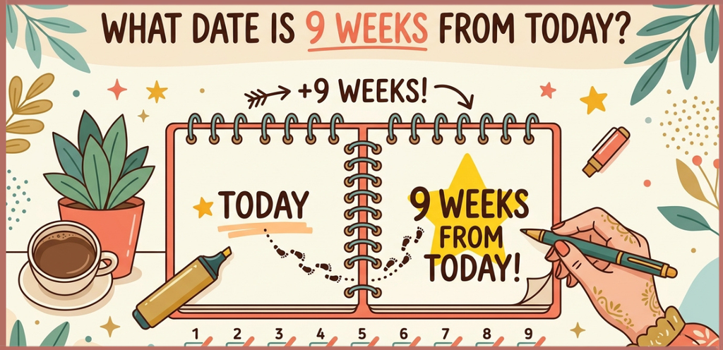 What Date Is 9 Weeks From Today?