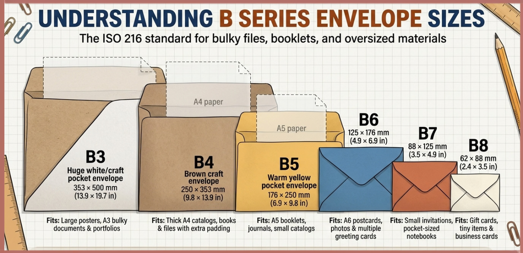 Series Envelope Sizes