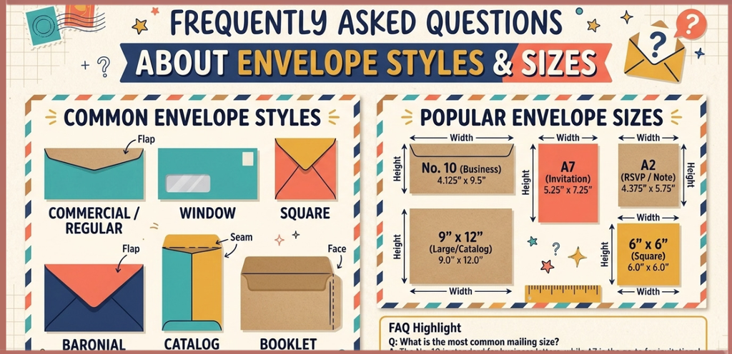 Envelope Styles and Sizes
