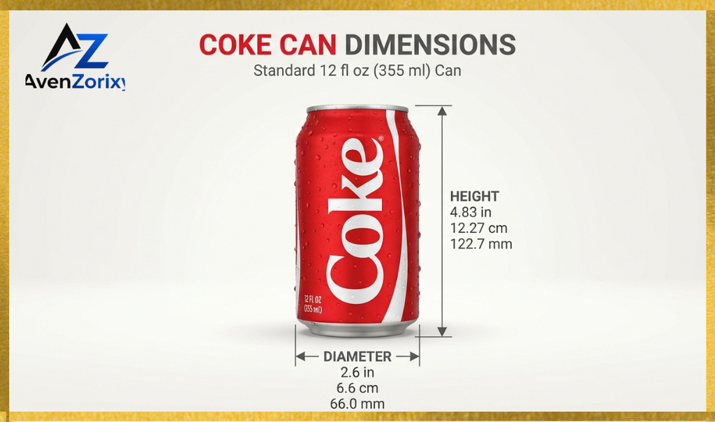 Coke Can Dimensions in Inches