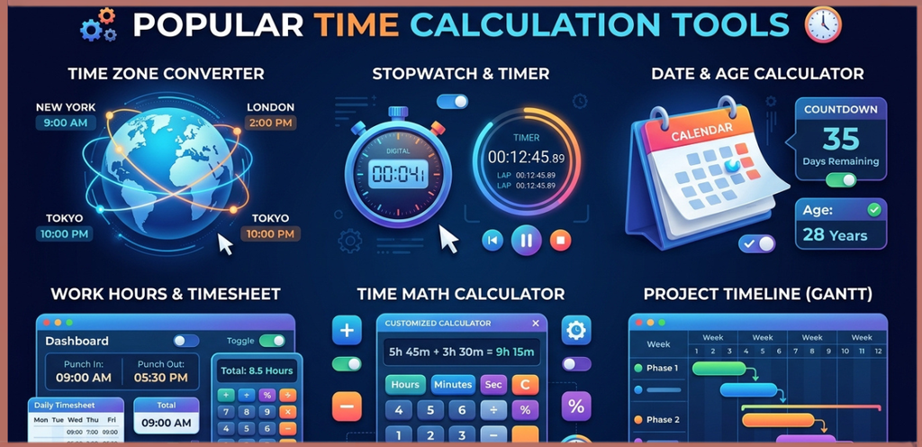 Popular Time Calculation Tools