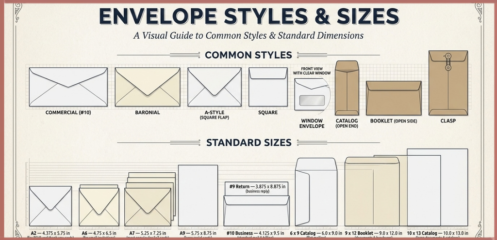 Envelope Styles and Sizes