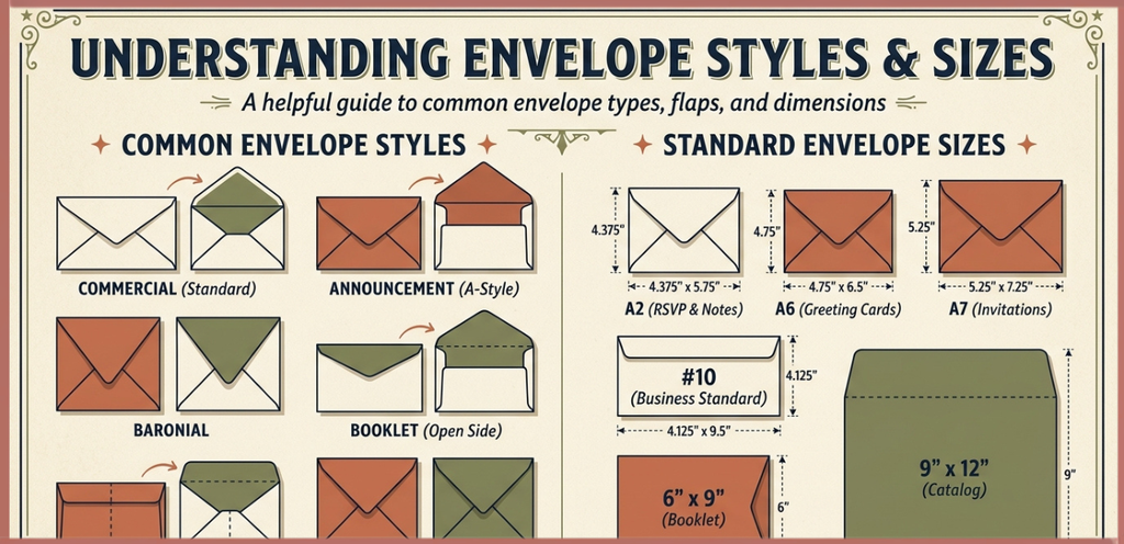 Envelope Styles and Sizes